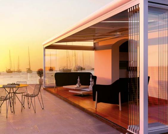 VETRATE PIEGHEVOLI PER VERANDE - METALGLAS